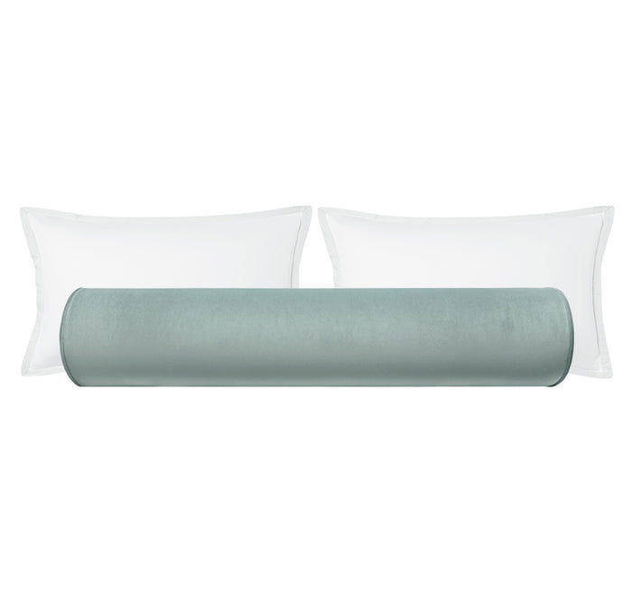 THE BOLSTER :: MELROSE VELVET // CERULEAN BLUE