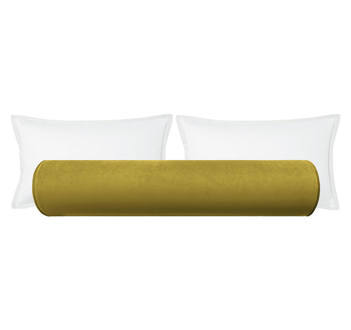 THE BOLSTER :: MELROSE VELVET // CHARTREUSE