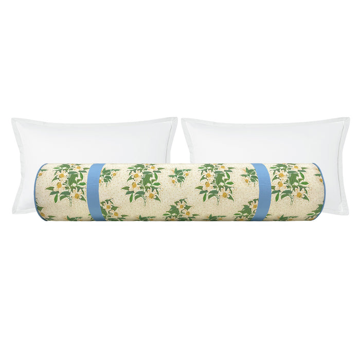 OCS X LDC | THE BOLSTER | LULIE WALLACE : OLIVIA + RIBBON TRIM // HYDRANGEA BLUE