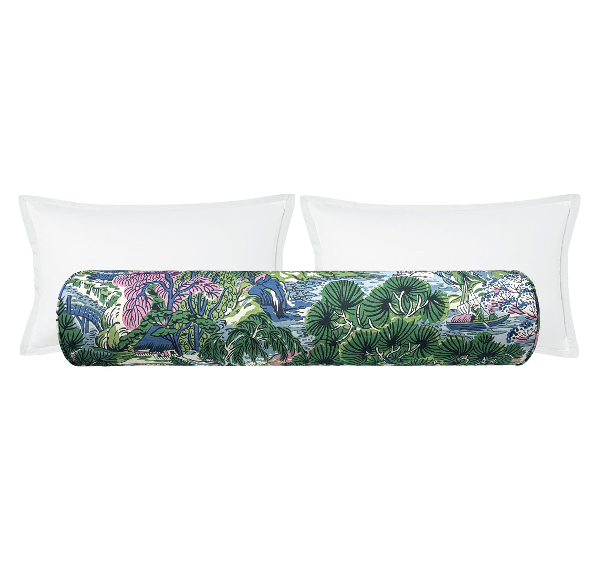 THE BOLSTER :: PAGODA TREES // LAVENDER AND BLUE | THIBAUT