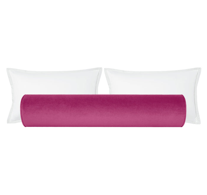 THE BOLSTER :: SOCIETY VELVET // CERISE