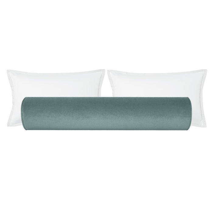 THE BOLSTER :: SOCIETY VELVET // CERULEAN BLUE