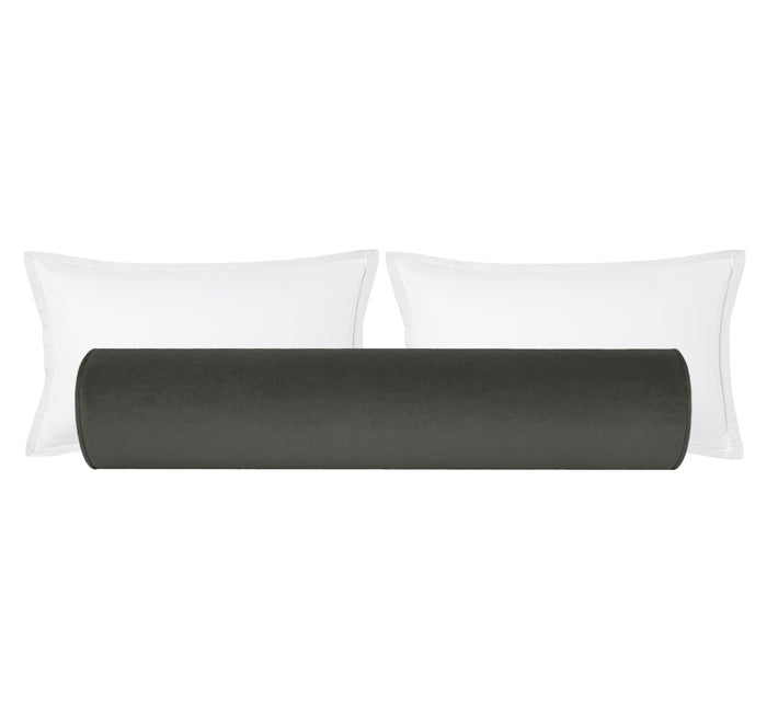 THE BOLSTER :: SOCIETY VELVET // CHARCOAL