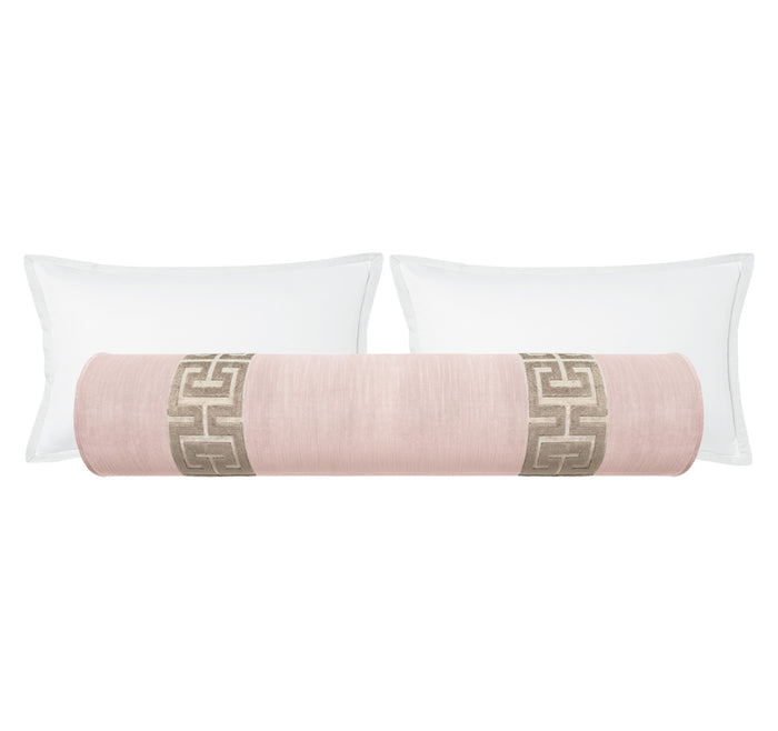 THE BOLSTER :: STRIE VELVET // BALLET + GREEK TRIM