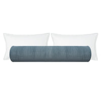 THE BOLSTER :: STRIE VELVET // CHAMBRAY