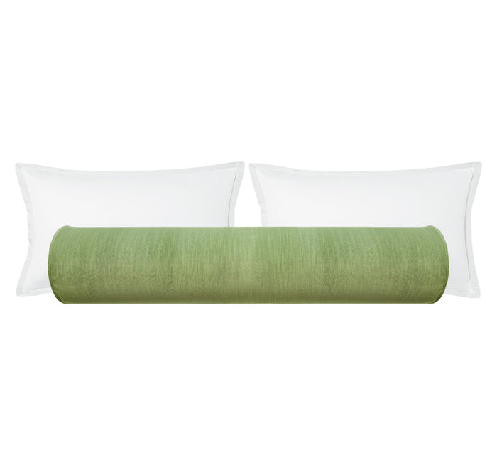 THE BOLSTER :: STRIE VELVET // JADE