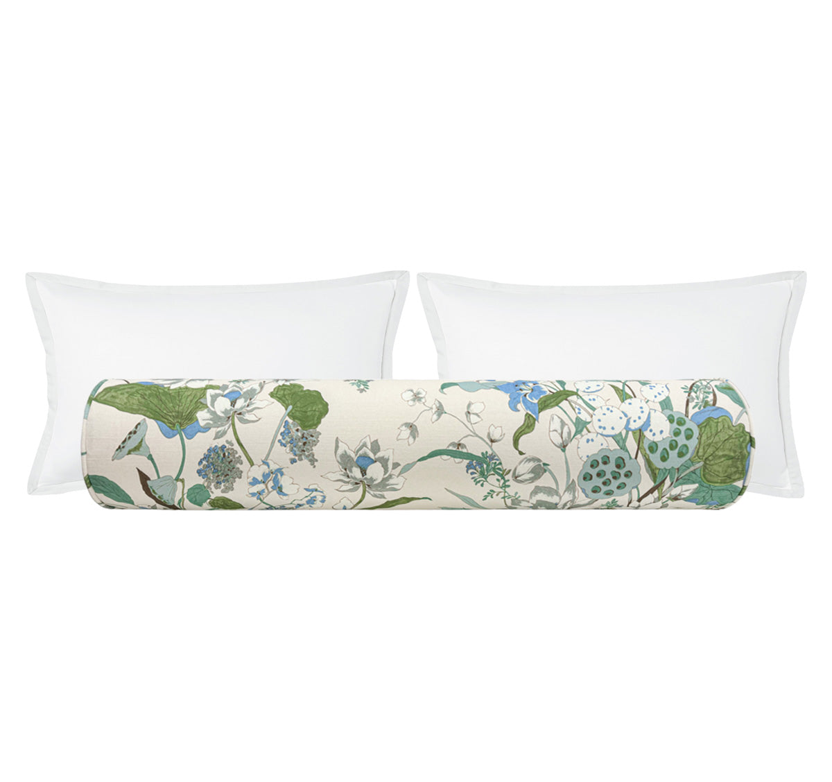 THE BOLSTER :: WATERLILY // POWDER BLUE- SIZE KING