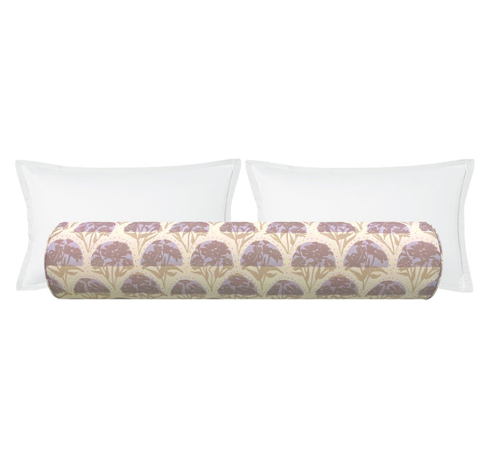 THE BOLSTER :: ZINNIA ARC // LAVENDER | TEIL TEXTILES