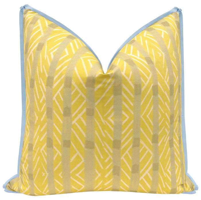 BOWTIE STRIPES // LEMON | TEIL TEXTILES