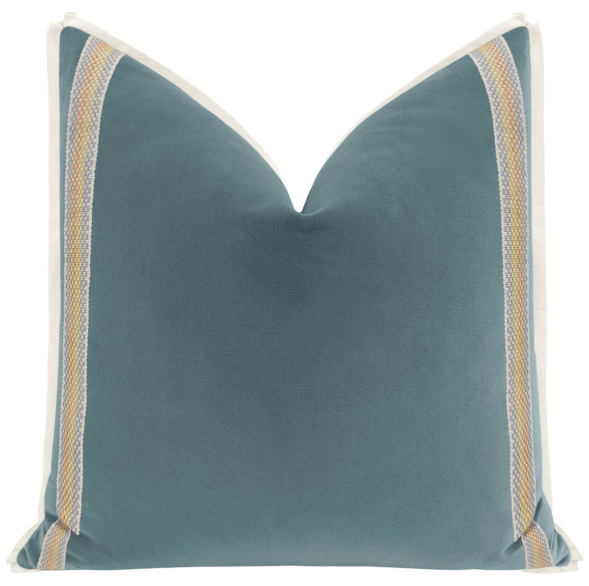 THE MILLICENT | SIGNATURE VELVET // HYDRANGEA BLUE + CHARDON BLUE TRIM