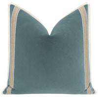 THE MILLICENT | SIGNATURE VELVET // HYDRANGEA BLUE + CHARDON BLUE TRIM