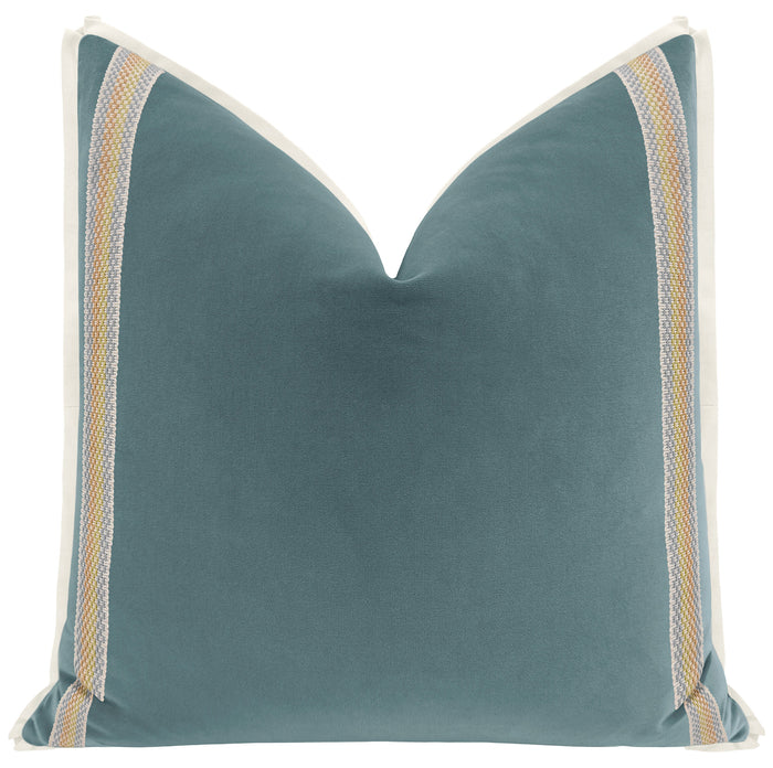 THE MILLICENT | SIGNATURE VELVET // HYDRANGEA BLUE + CHARDON BLUE TRIM