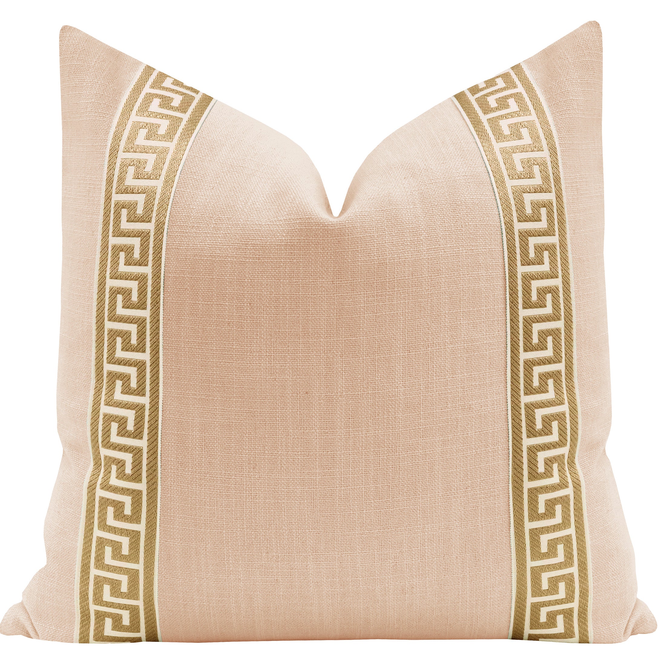 Greek key trim pillow hotsell