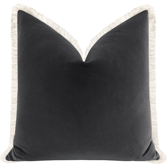 SIGNATURE VELVET // GRAPHITE + FRINGE