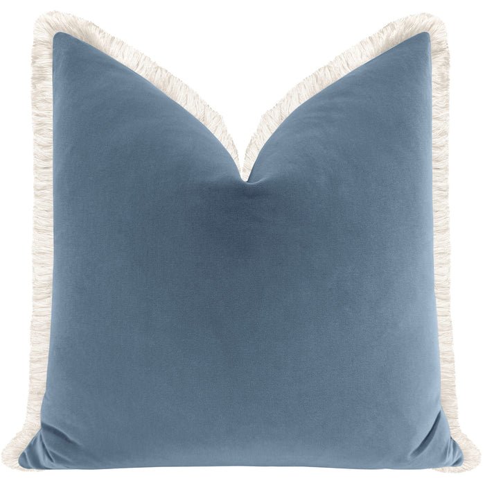 SIGNATURE VELVET // PERIWINKLE + FRINGE