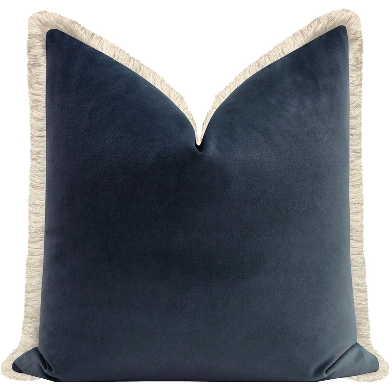 SOCIETY VELVET // PRUSSIAN BLUE + FRINGE