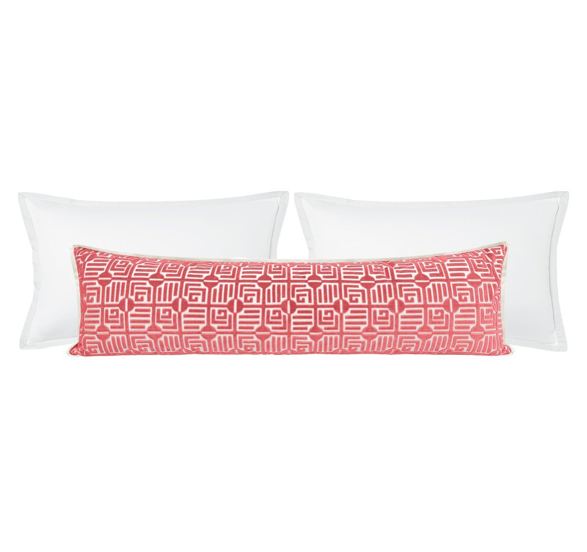 THE XL LUMBAR :: LABYRINTH VELVET // CORAL | THIBAUT