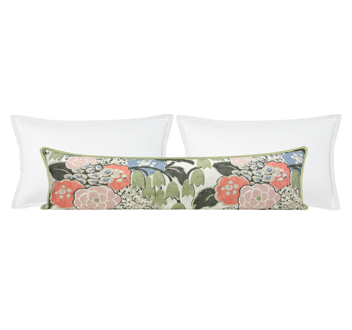 THE XL LUMBAR :: LAURA // BLUSH AND GREEN | THIBAUT