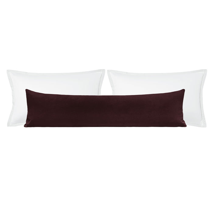 THE XL LUMBAR :: SIGNATURE VELVET // MERLOT