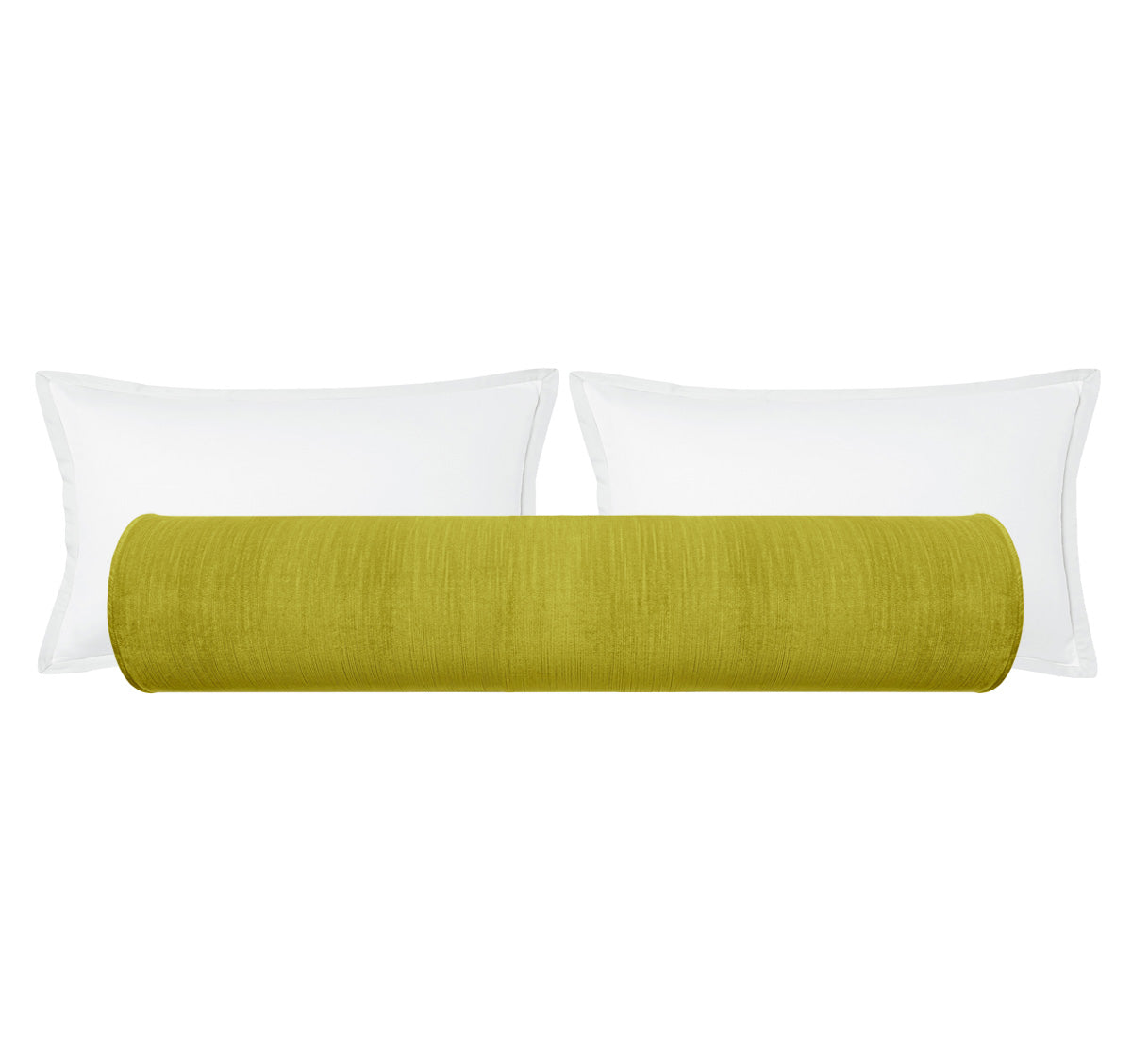 THE BOLSTER :: STRIE VELVET // CITRINE