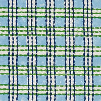 THE TIGHT ROUND OTTOMAN :: TRELLIS HAND BLOCK PRINT | MOLLY MAHON