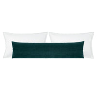 THE XL LUMBAR :: STRIE VELVET // HARBOUR BLUE
