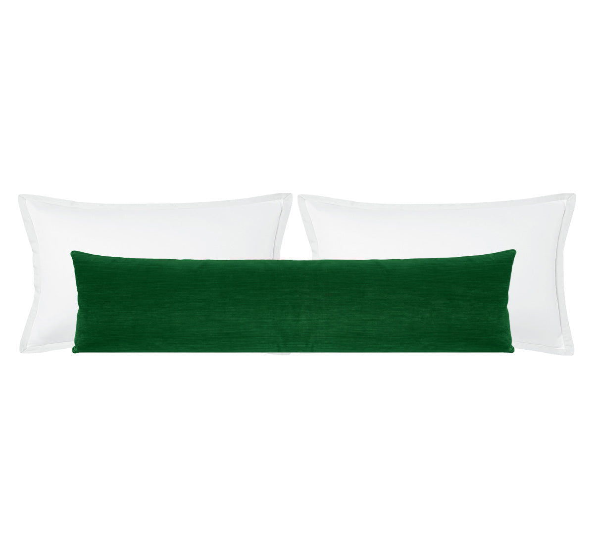 THE XL LUMBAR :: STRIE VELVET // MALACHITE