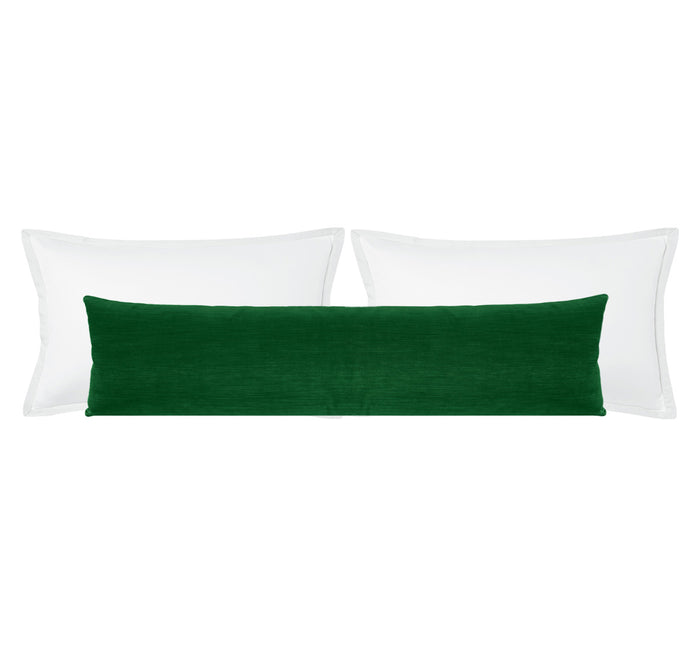 THE XL LUMBAR :: STRIE VELVET // MALACHITE