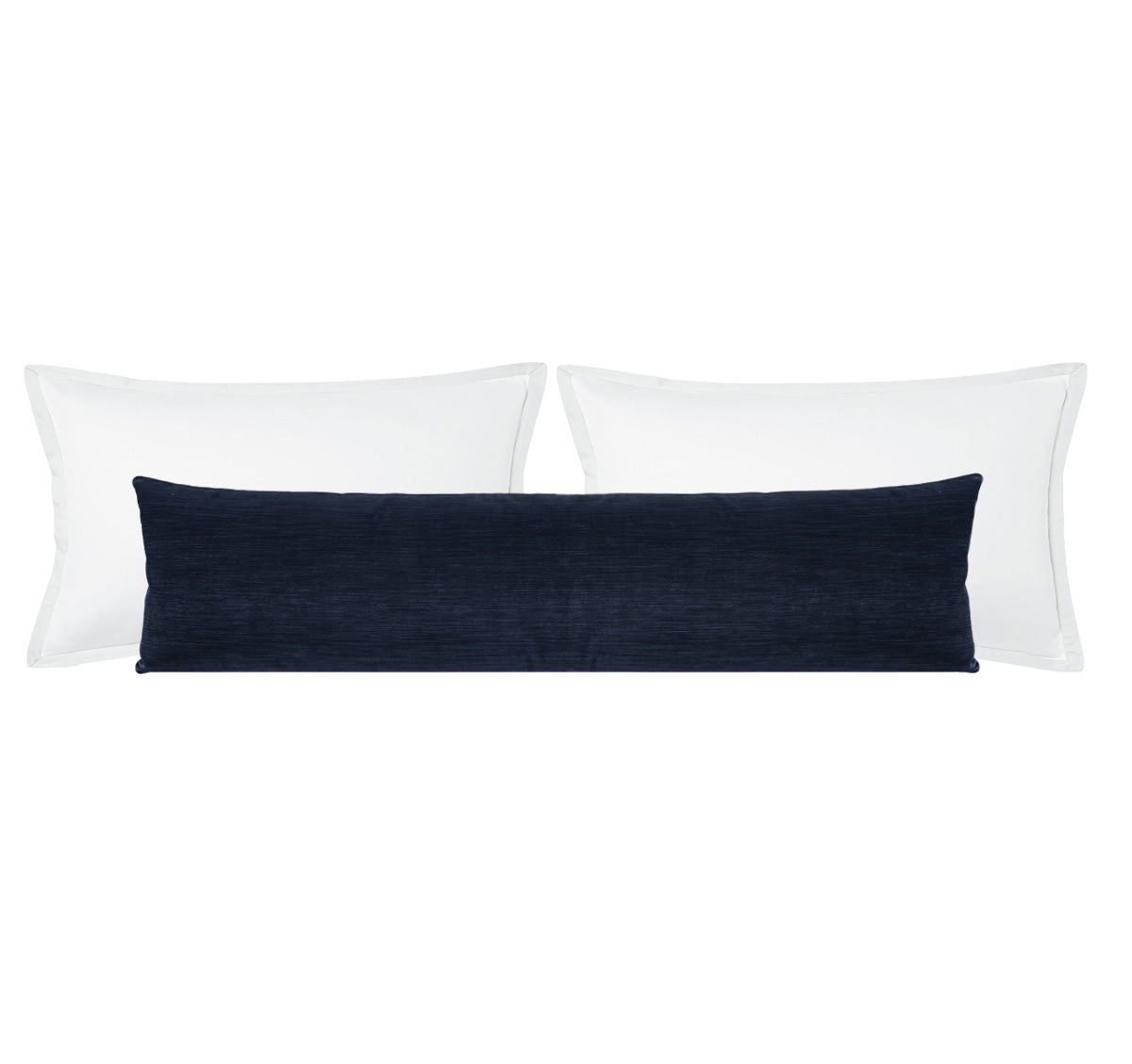 THE XL LUMBAR :: STRIE VELVET // NAVY BLUE