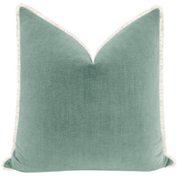 SIGNATURE CHENILLE // SPA BLUE + FRINGE