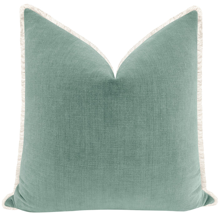 SIGNATURE CHENILLE // SPA BLUE + FRINGE