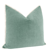 SIGNATURE CHENILLE // SPA BLUE + FRINGE