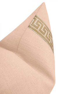 SIGNATURE LINEN // CAMEO + GREEK KEY TRIM // NATURAL