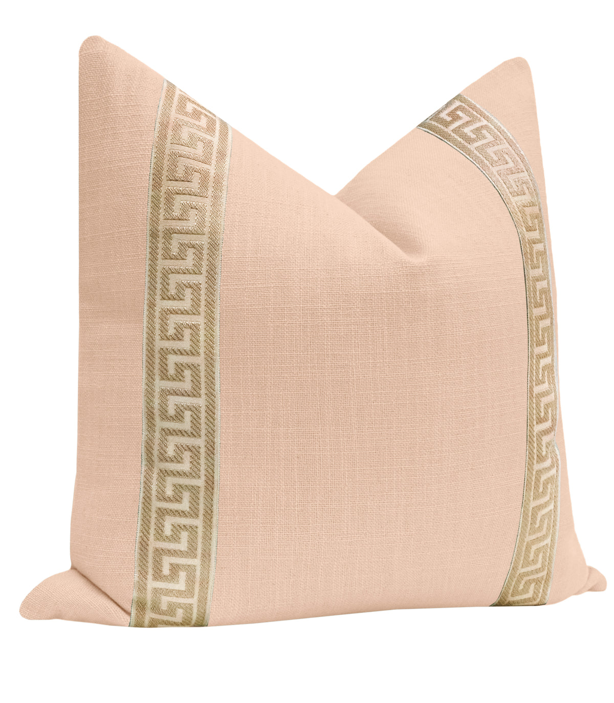 SIGNATURE LINEN // CAMEO + GREEK KEY TRIM // NATURAL