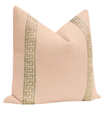 SIGNATURE LINEN // CAMEO + GREEK KEY TRIM // NATURAL