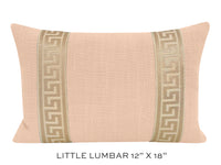 SIGNATURE LINEN // CAMEO + GREEK KEY TRIM // NATURAL