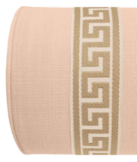 THE BOLSTER :: SIGNATURE LINEN // CAMEO + GREEK KEY TRIM // NATURAL