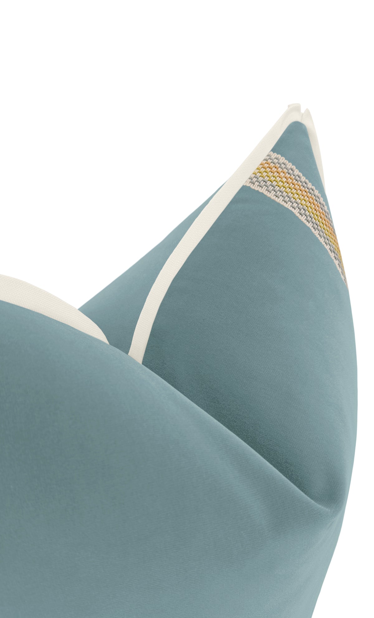 THE MILLICENT | SIGNATURE VELVET // HYDRANGEA BLUE + CHARDON BLUE TRIM
