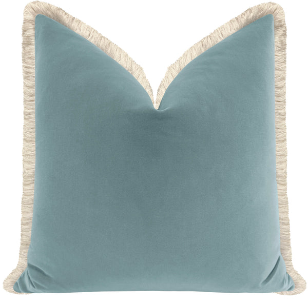 SIGNATURE VELVET // HYDRANGEA BLUE + FRINGE