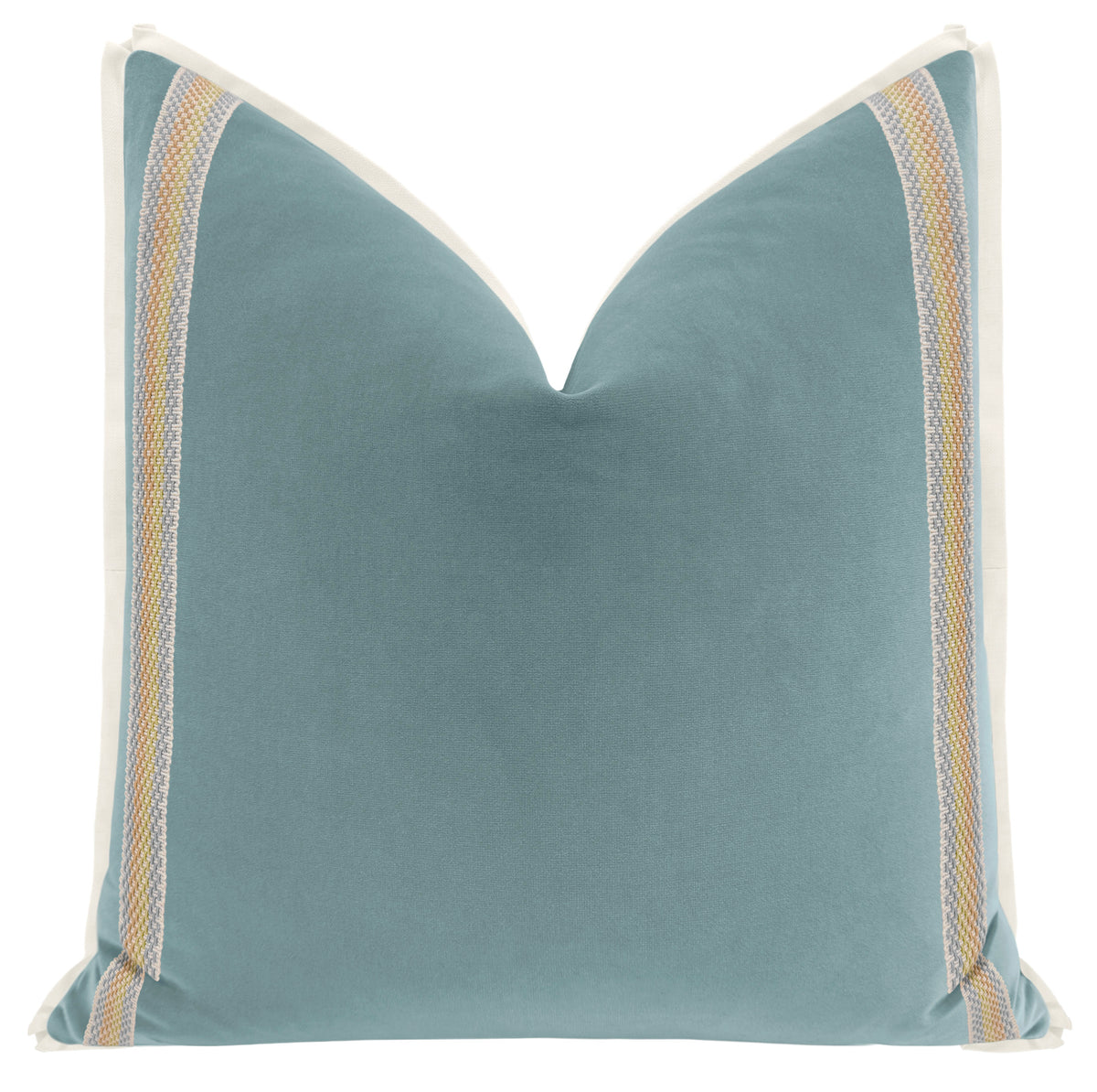 THE MILLICENT | SIGNATURE VELVET // HYDRANGEA BLUE + CHARDON BLUE TRIM