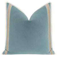 THE MILLICENT | SIGNATURE VELVET // HYDRANGEA BLUE + CHARDON BLUE TRIM