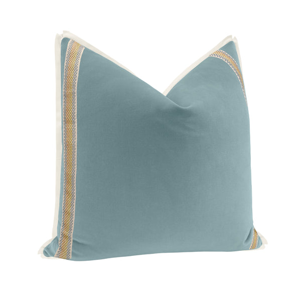 THE MILLICENT | SIGNATURE VELVET // HYDRANGEA BLUE + CHARDON BLUE TRIM
