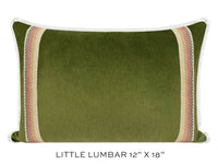 THE MILLICENT | SOCIETY VELVET // OLIVE + TEA ROSE TRIM