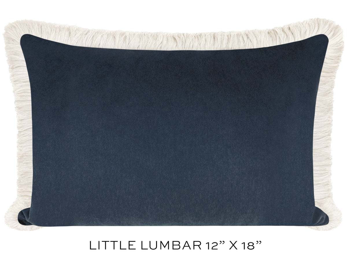 SOCIETY VELVET // PRUSSIAN BLUE + FRINGE