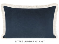 SOCIETY VELVET // PRUSSIAN BLUE + FRINGE