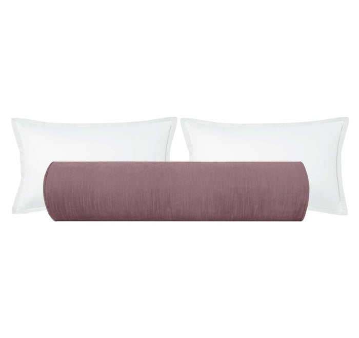 THE BOLSTER :: STRIE VELVET // SMOKEY AMETHYST