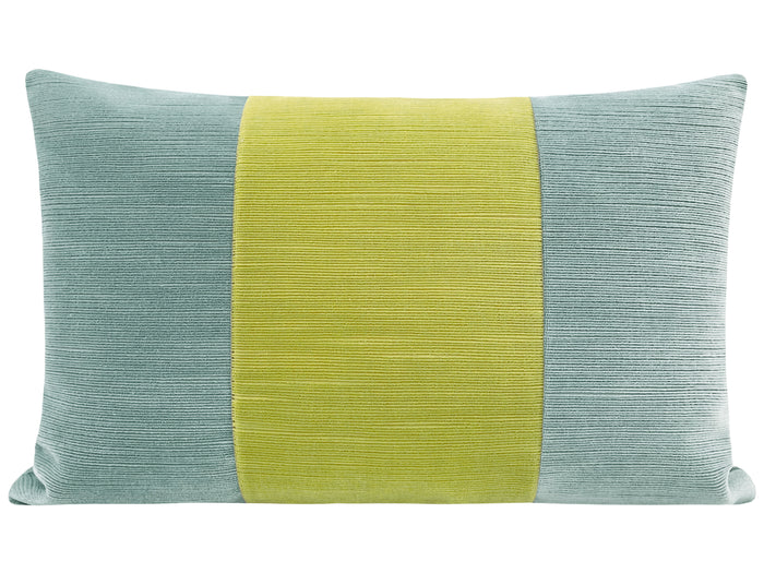 THE LITTLE LUMBAR :: STRIE VELVET // SPA BLUE + CITRINE