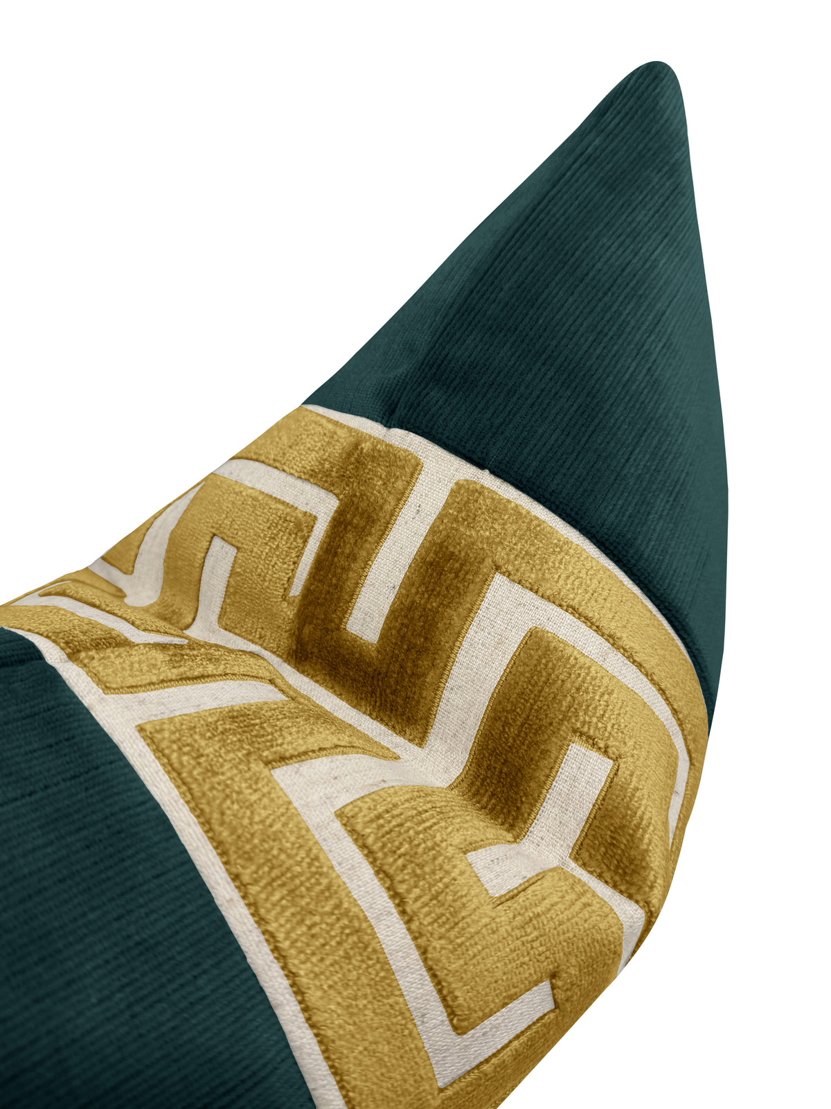 THE LITTLE LUMBAR :: STRIE VELVET // HARBOUR BLUE + MARRAKESH GREEK TRIM