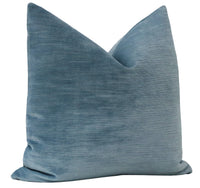 STRIE VELVET // CHAMBRAY