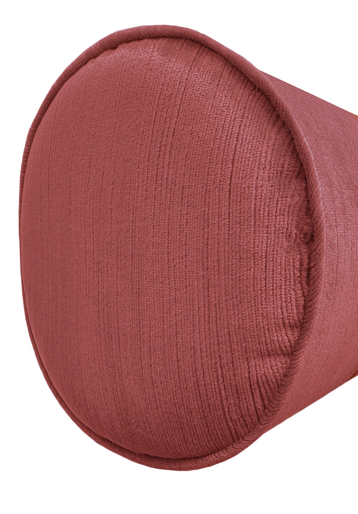 THE BOLSTER :: STRIE VELVET // ANTIQUE ROSE